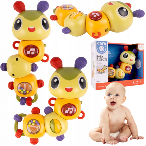 Interaktīva bērnu rotaļlieta - kāpūrītis Malplay (110784)