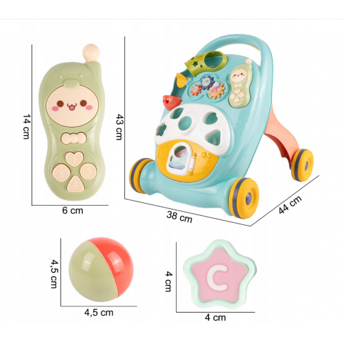 Rotaļu automašīna ar nodalījumu mantu glabāšanai Malplay (111071)