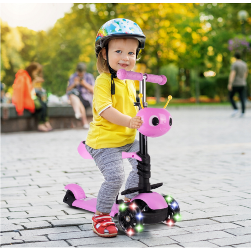 Trīsriteņu skrējritenis - balansieris + LED (111337)