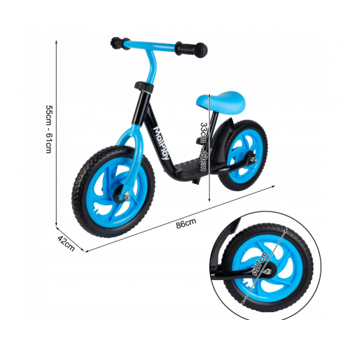 Bērnu divriteņu līdzsvara velosipēds Malplay (111340)