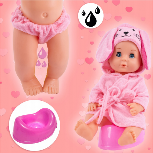 Pidžamā tērpta interaktīva lelle 30 cm (111530)