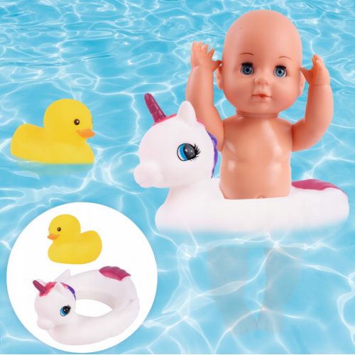 Pidžamā tērpta interaktīva lelle 30 cm (111530)