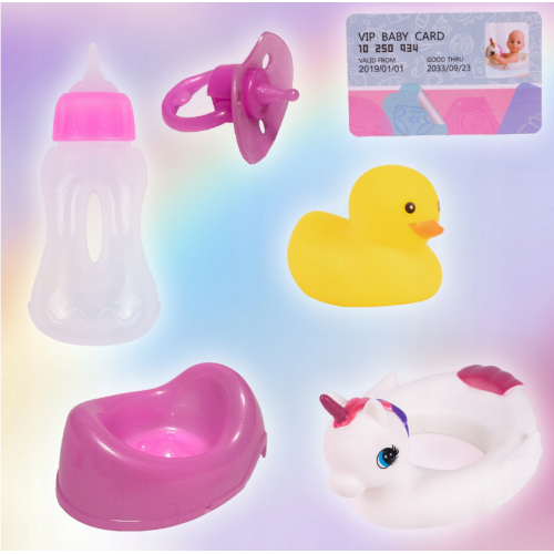 Pidžamā tērpta interaktīva lelle 30 cm (111530)