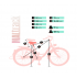 Pilsētas velosipēds MalTrack Citybike Dreamer 6 ātrumu bēšs 28" + grozs (111666)