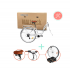 Pilsētas velosipēds MalTrack Citybike Dreamer 6 ātrumu balts 28" + grozs (111669)