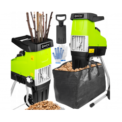 Электрический измельчитель веток - шреддер 44мм , 3500Вт (111718)