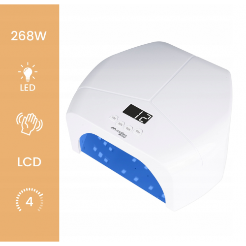 UV Dual LED manikīra, pedikīra nagu lampa 268W no MalTec (NL-5; 112101)