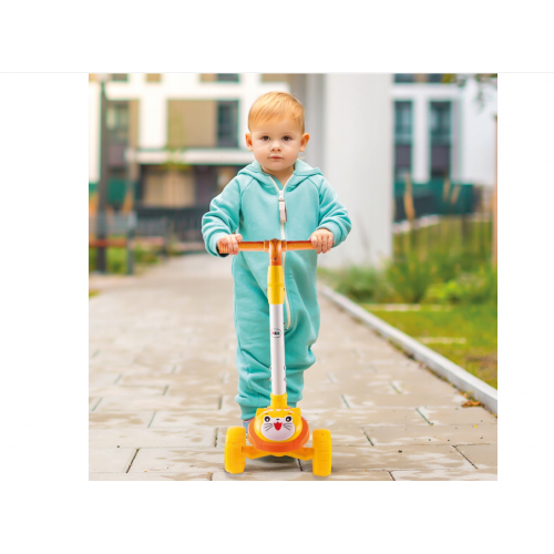 3 riteņu bērnu skrejritenis 2in1, salokāms, regulējams, LED riteņi (112312)