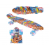 Скейтборд Graffiti с RGB-светодиодной подсветкой колёс, 56 x 14,5 см (112333)