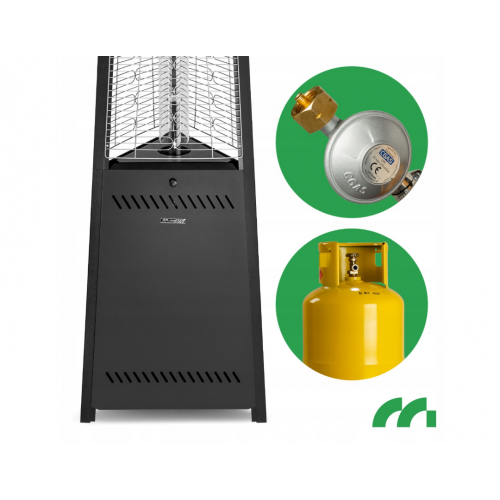 Starojuma piramīdas āra - terases gāzes sildītājs 13kW no MalTec (112386)