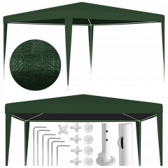 Tirdzniecības, dārza zaļā paviljons, nojume, telts 3x3m (112408)