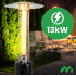 Starojuma āra - terases gāzes sildītājs 13kW no MalTec (112527)