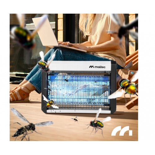 Elektriskā lampa pret mušām, odiem un kukaiņiem 60W no MalTec (112544)