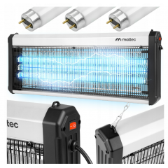 Elektriskā lampa pret mušām, odiem un kukaiņiem 60W no MalTec (112547)
