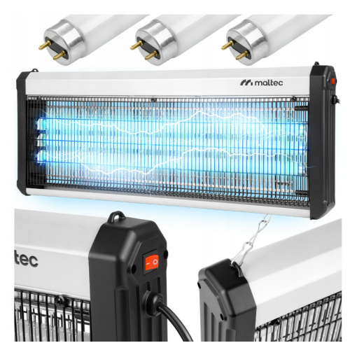Elektriskā lampa pret mušām, odiem un kukaiņiem 60W no MalTec (112547)