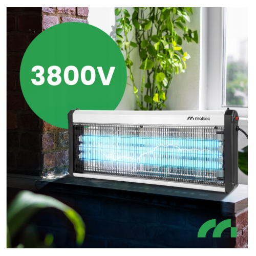 Elektriskā lampa pret mušām, odiem un kukaiņiem 60W no MalTec (112547)