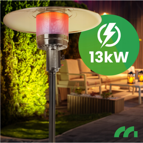 Starojuma āra - terases gāzes sildītājs 13kW no MalTec (112706)