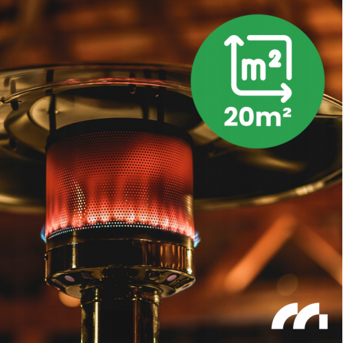 Starojuma āra - terases gāzes sildītājs 13kW no MalTec (112706)