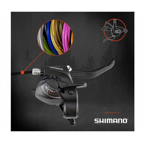 Kalnu velosipēds MTB, melns, 7 ātrumi, alumīnija rāmis 18 collas, riteņi 29 collas, Shimano (112736)