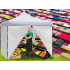 Tirdzniecības, dārza balts paviljons, nojume, telts 3x3 m (112814)
