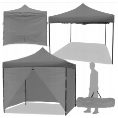 Tirdzniecības, dārza pelēks paviljons, nojume, telts 3x3m (112815)
