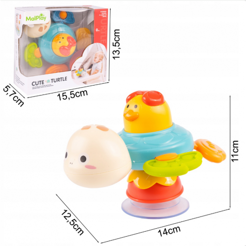 Interaktīva bērnu rotaļlieta - bruņurupucis Malplay (112907)