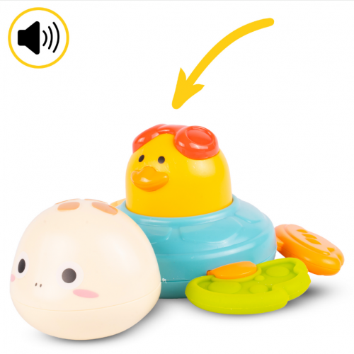 Interaktīva bērnu rotaļlieta - bruņurupucis Malplay (112907)