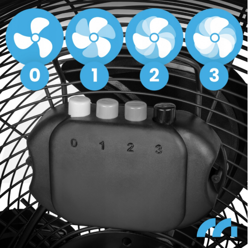 Grīdas ventilators 45 cm 80 W no MalTec (113256)