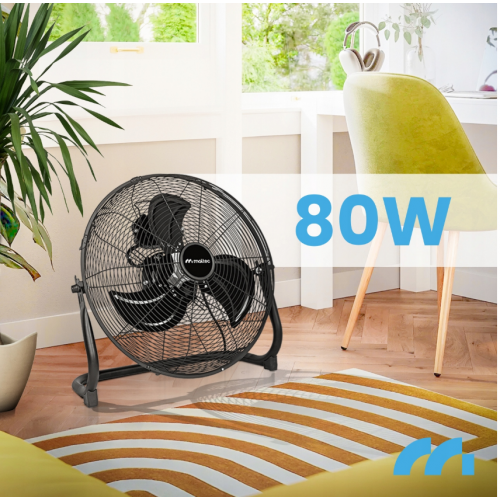 Grīdas ventilators 45 cm 80 W no MalTec (113256)
