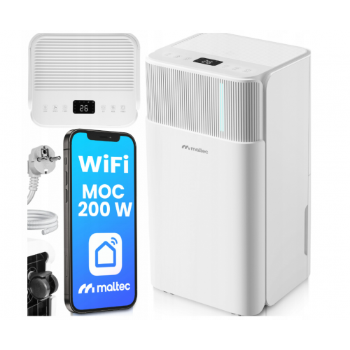 Осушитель воздуха DH-12300 электронный 12 л 200 Вт WIFI от MalTec(113398)