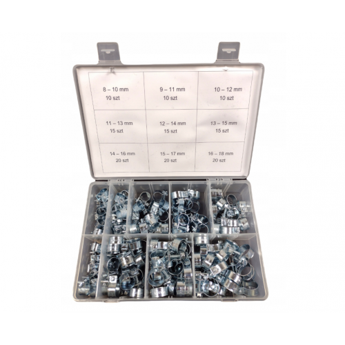 Tērauda skavu komplekts 135 gab no SilverTools (11370)