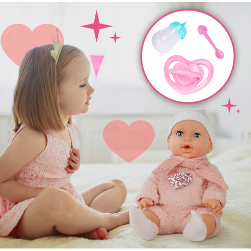 Interaktīva lelle ar piederumiem 35 cm (113720)