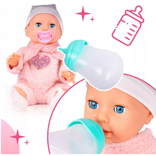 Interaktīva lelle ar piederumiem 35 cm (113720)