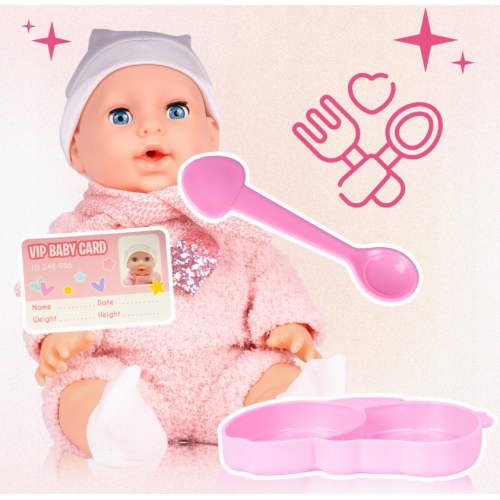 Interaktīva lelle ar piederumiem 35 cm (113720)