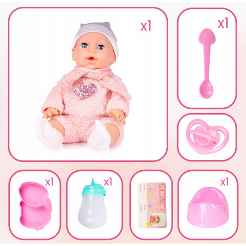 Interaktīva lelle ar piederumiem 35 cm (113720)