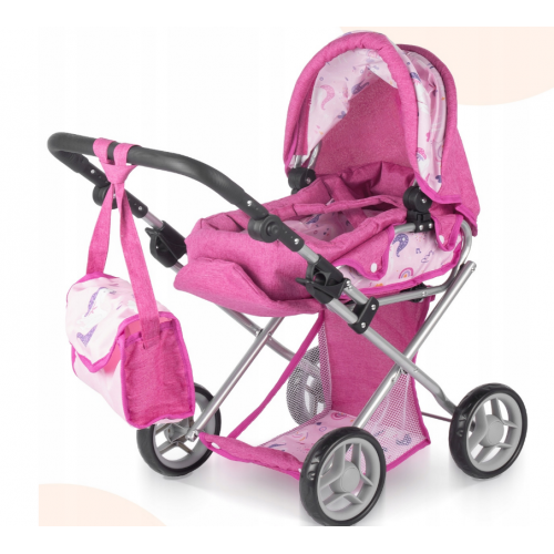 3-in-1 ratiņi lellēm ar aksesuāriem Malplay (113098)