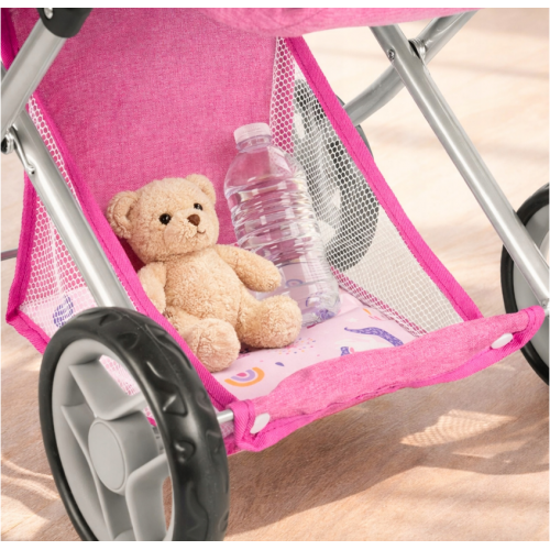 3-in-1 ratiņi lellēm ar aksesuāriem Malplay (113098)