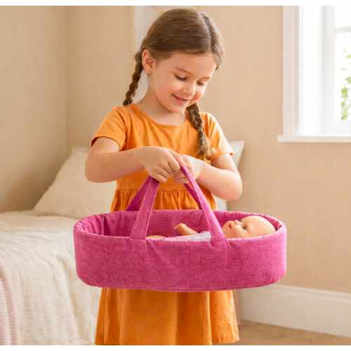 3-in-1 ratiņi lellēm ar aksesuāriem Malplay (113098)