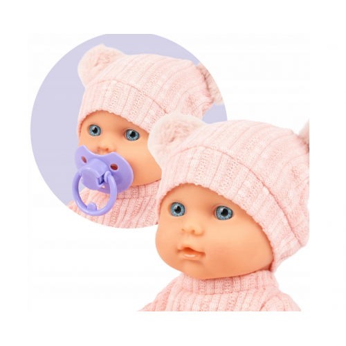 Mazuļa lellīte dzeršanas un čurināšanas podītīņš, pudeleļa, mācīšanās aprupē 30cm (114193)