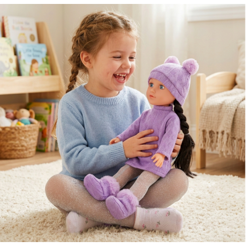 Interaktīva lelle ar piederumiem 40 cm (114194)