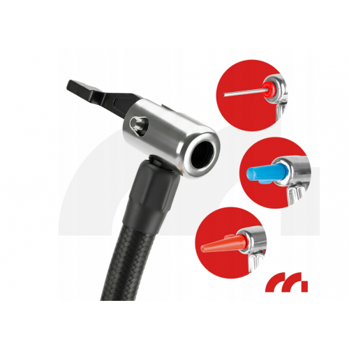 Automašīnas riepu piepūtējs 12V, 150 PSI LED gaismas automātiska apstāšanās no Maltec(114802)