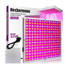 Lampa augu audzēšanai 225 diodes 45 W UV Heckermann (13984245)