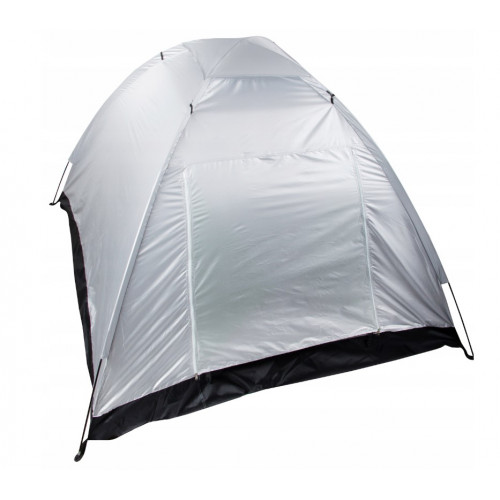 Kempinga tūristu telts ar moskītu tīklu 200x200x125cm, 4 personām (14421)