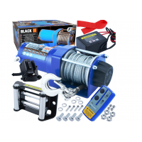 Elektriskā vinča, 12 V, 2500lbs,  900 W + tālvadības pults (14555)