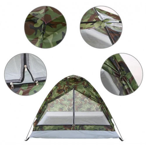 Kempinga tūristu telts ar moskītu tīklu 220x300x170cm 5-6 personām (HN1675)