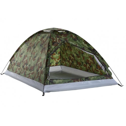 Kempinga tūristu telts ar moskītu tīklu 300x300x180cm 6-7 personām (HN1676)