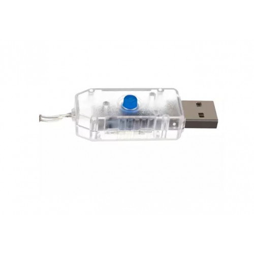 Gaismas aizkars 138 LED USB silti balts (19746)