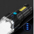 Taktiskais lukturītis daudzfunkcionāls uzlādējams usb 5 LED (HN2103)