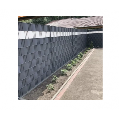 Лента / ламель для забора 19смx35м 630г/м2 +25 зажимов  (23703)