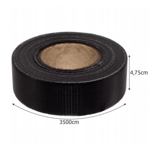 Žoga lente 4,75 cm x 35 m 450 g antracīta krāsā (23910)